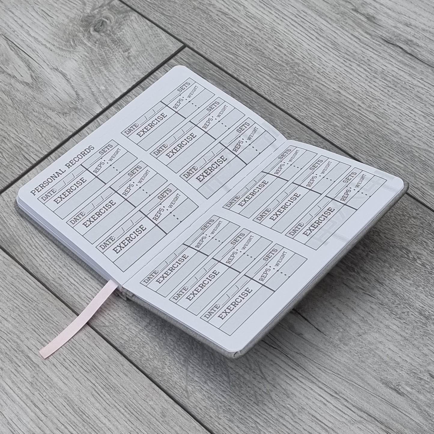 A6 Fitness Journal - Pink